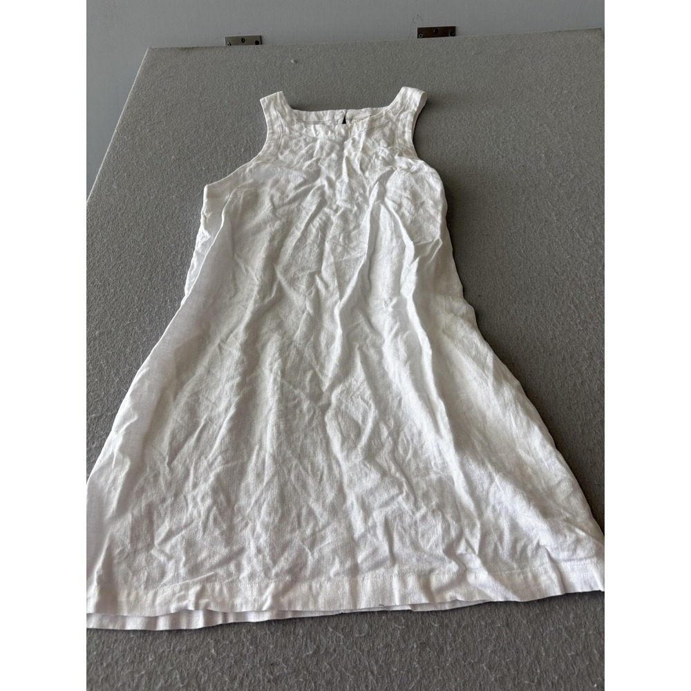 A New Day Dress Womens Medium White Sleeveless Tank Shift Mini‎ Summer New